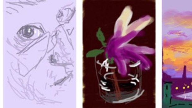 New perspective...Some of Hockney's iPad drawings.
