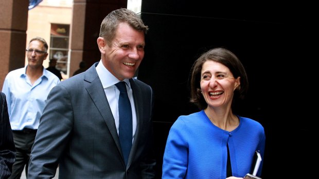 NSW Premier Mike Baird and Treasurer Gladys Berejiklian: in the top five big spenders on consultants in the NSW cabinet.