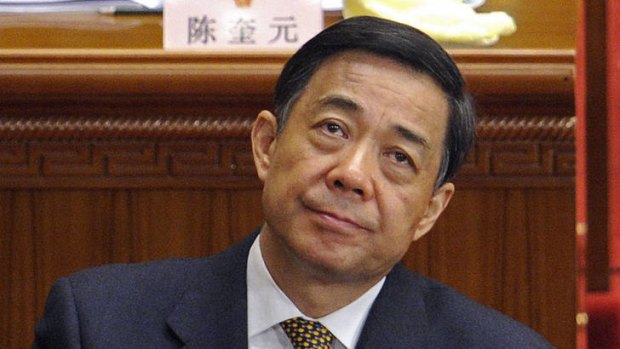 Disgraced &#8230; Bo Xilai.