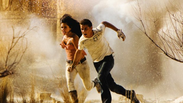 Confused ... Shia LaBeouf and Megan Fox in Transformers: Revenge of the Fallen.