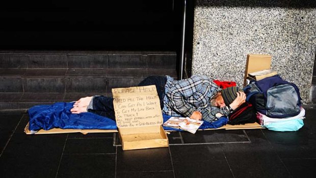 The word homeless usually evokes images like the one here - a man sleeping rough. But we must acknowledge the diversity of the homeless population if we are to truly tackle the problem.