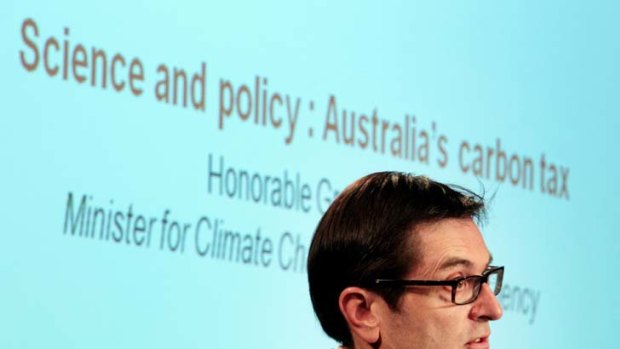 Misleading ... Minister for climate change Greg Combet says Tony Abbott is propagating fear and myths.