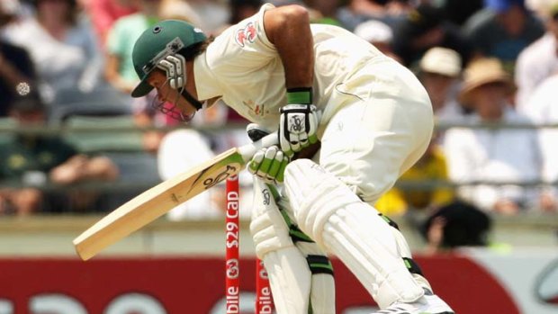 Previous encounter ... Ricky Ponting suffered at the bowling of Kemar Roach in 2009.