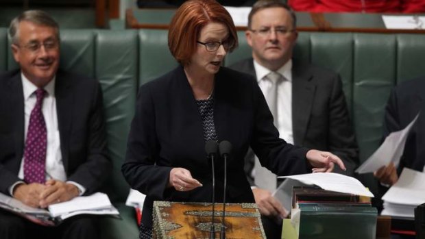Leadership rumours: Julia Gillard.