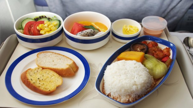 Airlines are now providing nutritional information with their meals.