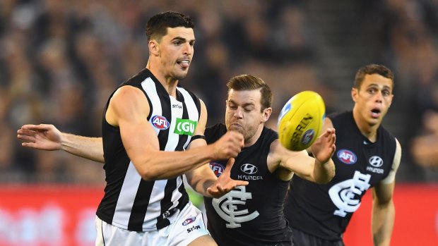 Respected: Scott Pendlebury has captained Collingwood since 2014.