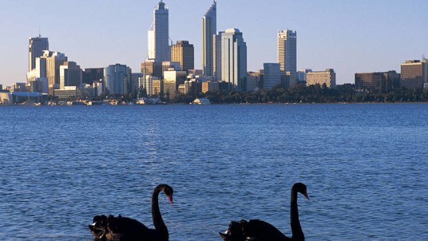 Swanning along ... Perth has its attractions for cloud computing.