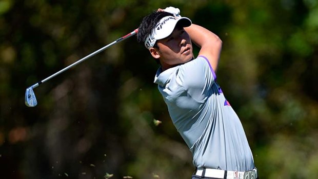 New breed &#8230; China's Zhang Xin Jun shot four straight birdies to finish equal top of the leaderboard at the Australian PGA.