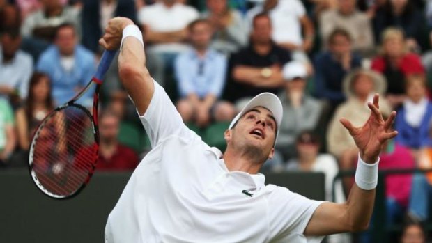 Marathon specialist: John Isner served 32 aces.