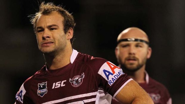 I got your back, brother ... Glenn and Brett Stewart  play in different positions but they share an unbreakable bond.