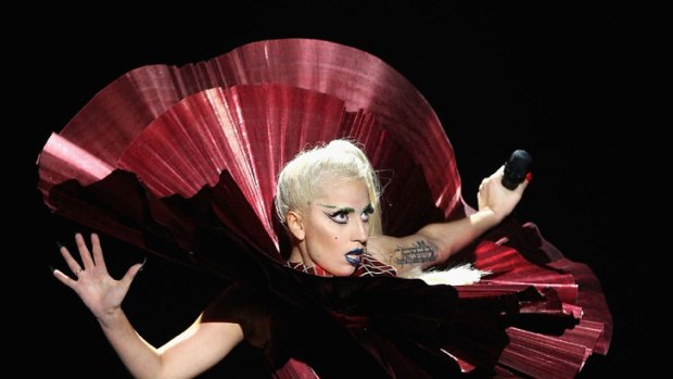 Lady Gaga triumphed over a strong field that included a resurgent Jennifer Lopez, Adele, Katy Perry and Beyonce.