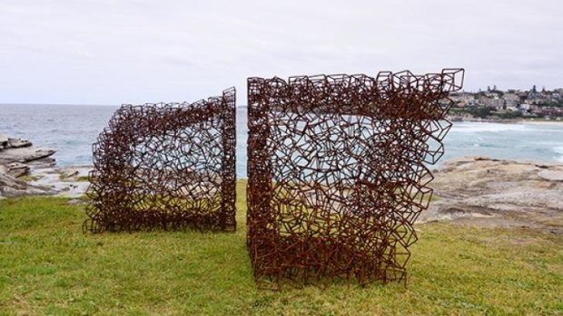 Cochrane's piece - Steel Stack Monument - will be among the works at Sculptures By the Sea.