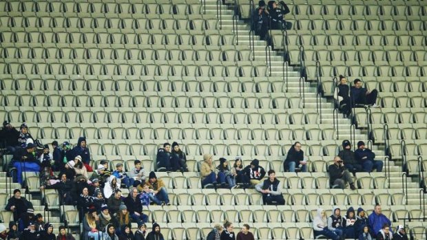 Empty seats at this year's Collingwood-Carlton match were the death knell for Sunday night football.