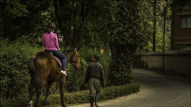 Guided tour: Horse-riding is among the activities offered at Gokarna Forest Resort.