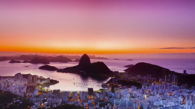 Sunrise over Rio.