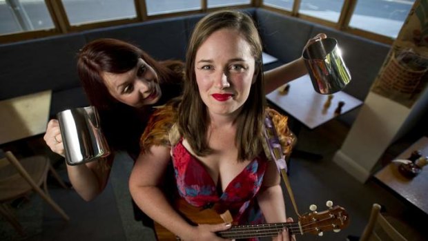 Juliet Moody and Catherine Crowley of Sparrow-Folk use humour in their song <i>Ruin Your Day</i> to make people confront their negative feelings about public breastfeeding.