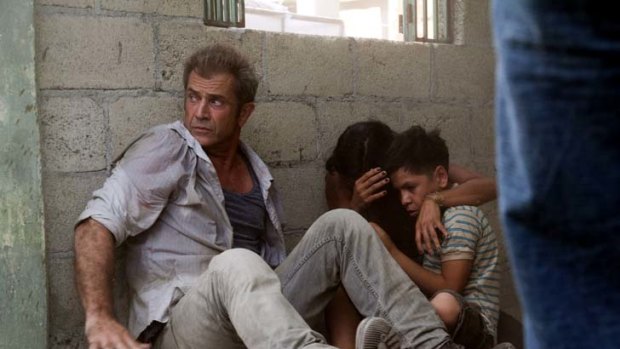 Gringo star &#8230; Mel Gibson gets back to basics as a prisoner in a Mexican jail in a no-nonsense, unpretentious thriller that delivers exactly what it promises: thrills and gunplay.