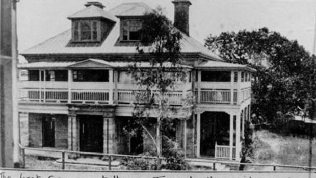 Adelaide House, Queensland's first Government House, where the then new colony was announced.