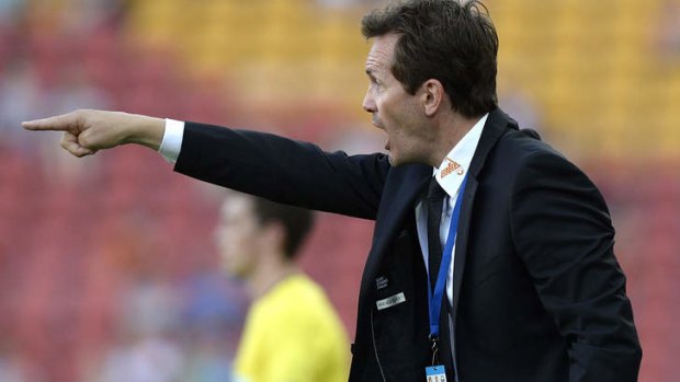 Unhappy about Japanese ref exchange: Brisbane Roar coach Mike Mulvey.