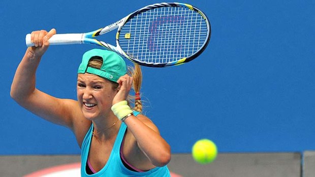 Feisty &#8230; Victoria Azarenka almost gave the game away two years ago.