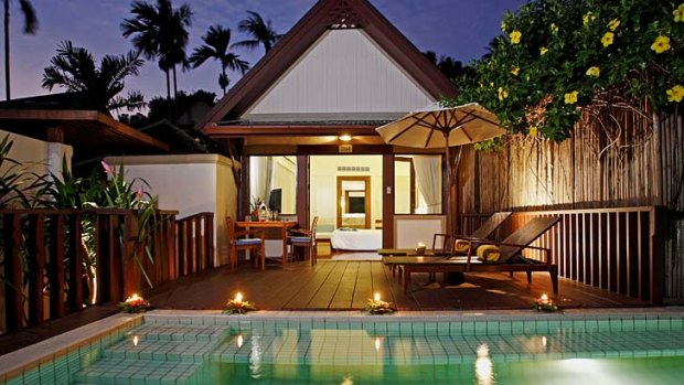 Relax: Poolside at the Centara Villas Samui.