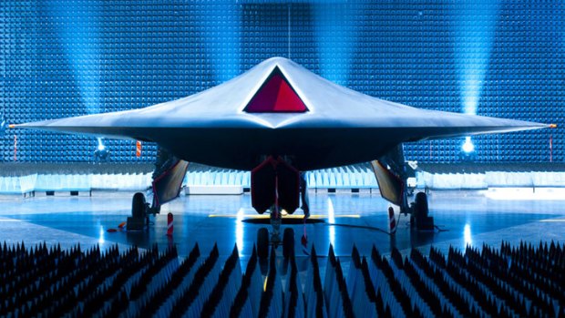 BAE's Taranis is a prototype unmanned combat aircraft, with a stealthy profile that (with a human operator) can hit targets at long range. Some see it as a precursor to truly autonomous killer robots. Picture: BAE Systems