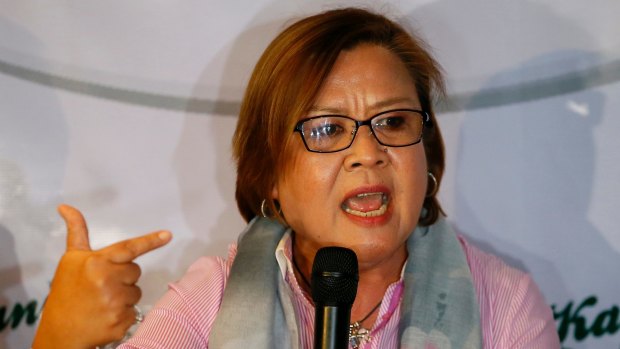 Philippines senator Leila De Lima.