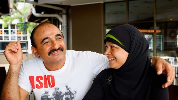 Guantanamo Bay detainee, Mamdouh Habib, and his wife, Maha.