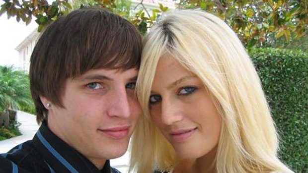 Leslie Carter and her husband Mike Ashton in a photo from her MySpace account.