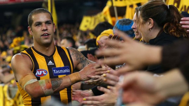 Lance Franklin is keeping his mind on the job for the Hawks.