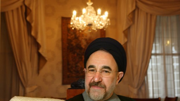 Former president of Iran Dr Mohammad Khatami in Melbourne ahead of his La Trobe lecture.