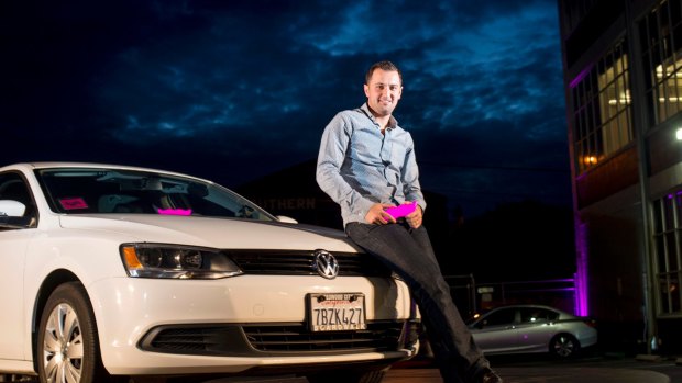 Lyft co-founder John Zimmer. The Uber-style service is expected to enter the London market soon.