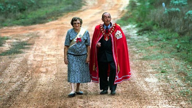 Australia's royals: Princess Shirley and Prince Leonard.