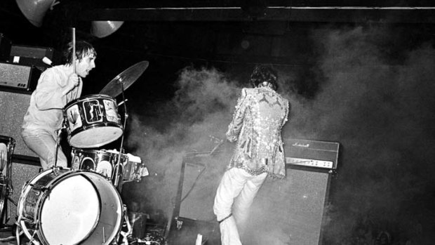 My generation ... the Who's Keith Moon and Pete Townshend in Sydney in 1968. Boomers face growing old uncomfortably.