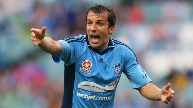 No going back: Del Piero was often frustrated last season as his individual brilliance was not matched by his teammates, but the Italian says this year will be a different story.