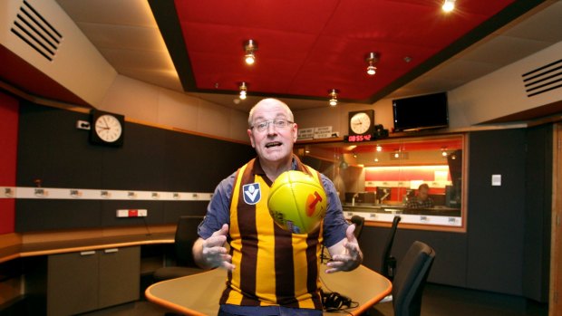 3AW breakfast host Ross Stevenson – a fanatical Hawthorn supporter.