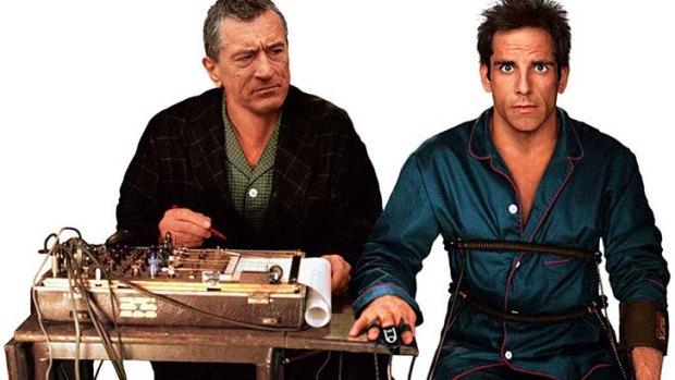 Catch you out: Robert De Niro uses a polygraph on Ben Stiller in <em>Meet The Parents</em>.