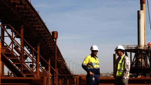Wages ... grew lowest in the mining industry, climbing only 0.5 per cent in the quarter.