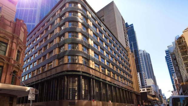 The Kimpton Margot is housed in the former Sydney Metropolitan Water Sewerage and Drainage Board headquarters in Sydney's CBD.