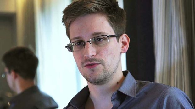 In transit and invisible: Whistleblower Edward Snowden.