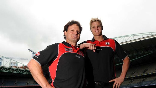 Scott Watters and Nick Riewoldt.