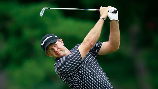 Taxing time: South African golfer Retief Goosen.