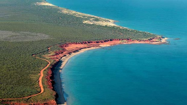 The proposed Woodside gas hub James Price Point in the WA Kimberley region.