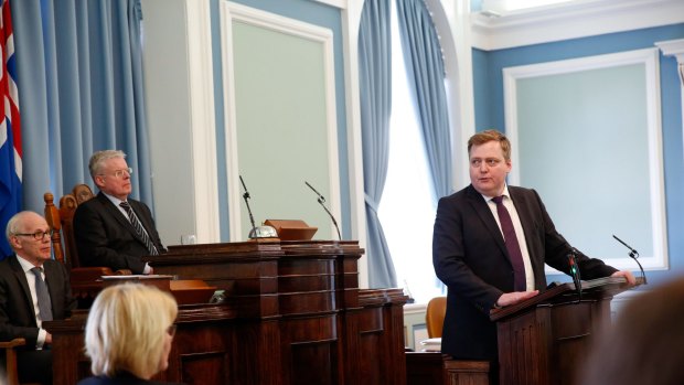 Icelandic Prime Minister Sigmundur David Gunnlaugsson was forced to stand down after his wife was named in the Panama Papers.