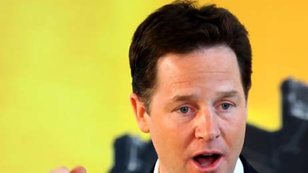 Nick Clegg ... suggested he could enter a coalition government with the Labour Party.