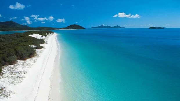 Australia's best beach? Whitehaven Beach on Whitsunday Island has been named the third best beach in the world.