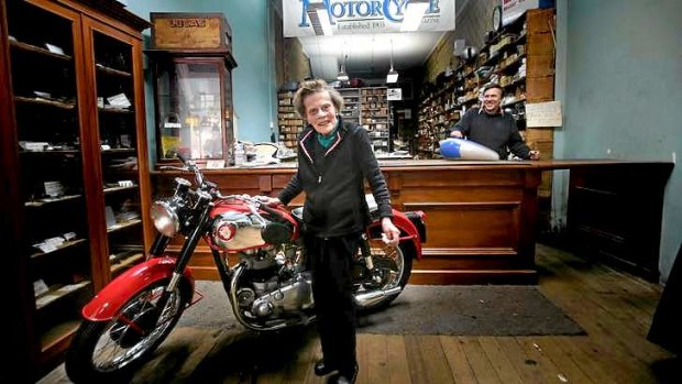 Modak Motorcycles' David Beanham, with mother Jean, lost a tenant and had access severely disrupted while residential towers were built in the CBD's Sutherland Street.