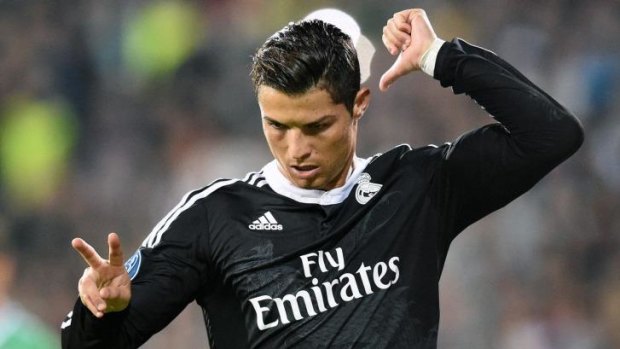 Backs himself: Real Madrid star Christiano Ronaldo.