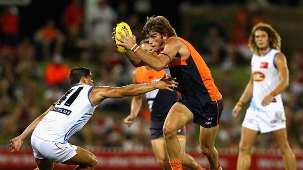 The Giants meet the Magpies and Bulldogs in the first round of the NAB Cup in 2012