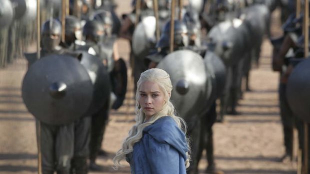 Daenerys Targaryen (Emilia Clarke) is having more difficulty controlling her feisty dragons as she travels with her new army.